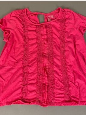 Terra & Sky Hot Pink Short Sleeve Top